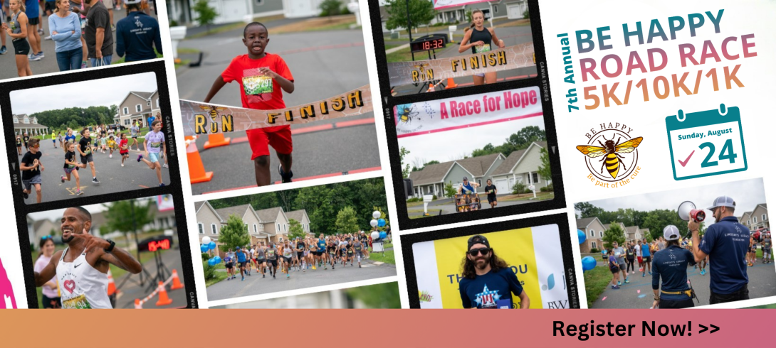 7th Annual Be Happy Road Race 5k 10k 1k Kids Fun Run Registration