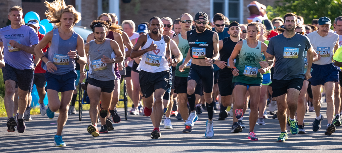 race start line photo from 3rd annual be happy run